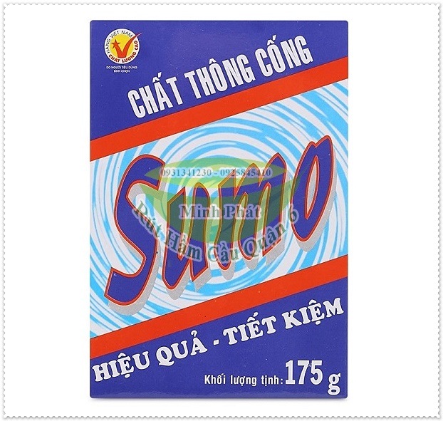 Th&ocirc;ng cầu nghẹt bằng bột th&ocirc;ng cống sumo